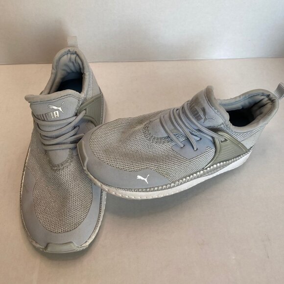 Puma Pacer Next Cage Sneakers Gray Kids size 10 - Picture 1 of 5